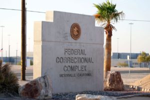 This is the tough US prison where Dance Moms star Abby Lee Miller will start serving her sentence today (July 12). The 50-year-old reality TV star will reportedly enter FCI Victorville federal prison in California. on July 12, In June 2016 the former dance instructor was sentenced to one year and a day after being found guilty of not reporting an international monetary transaction and one count of concealing bankruptcy assets. 12 Jul 2017 Pictured: Victorville Prison. Photo credit: CJT / MEGA TheMegaAgency.com +1 888 505 6342 (Mega Agency TagID: MEGA53826_001.jpg) [Photo via Mega Agency]